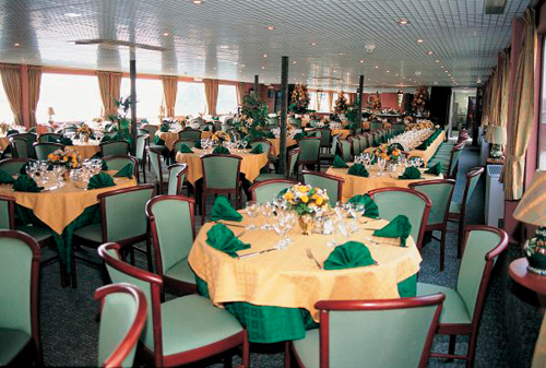 Sala da pranzo M/nave crociera fluviale